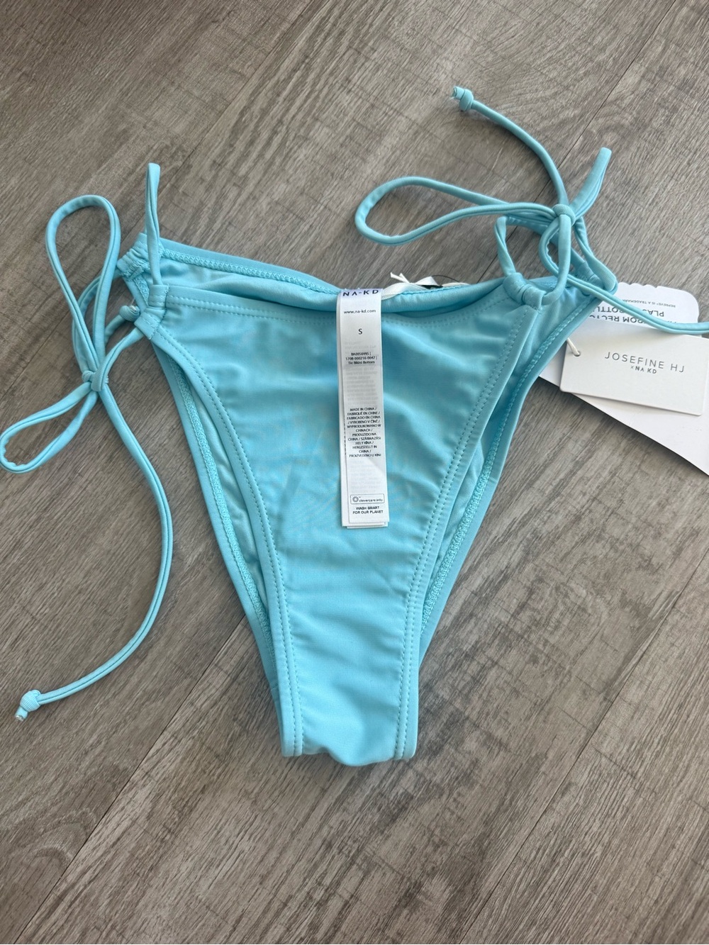 Josefine H.J. Sky Blue Tie-Side Bikini Bottom